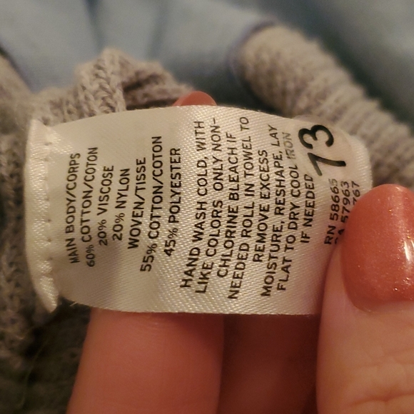 Treasure & Bond Sweater, Gray/Jean, size small - Picture 4 of 4